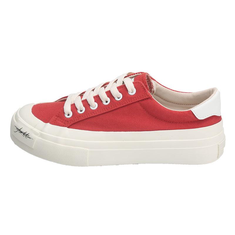 Women's Casual Low-top Solid Color Canvas Shoes