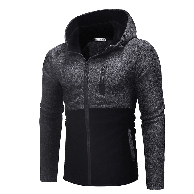 Casual Long-Sleeved Thick Knitted Men's Sweater