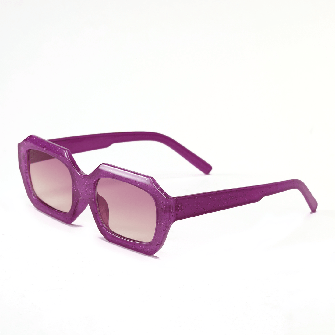 Glasses W2233 Retro Big Frame Big Face Crystal Square New Frame Sunglasses