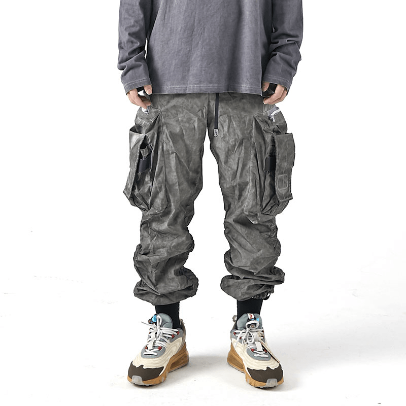 Casual Pants Men's Fall Winter Functional Wind Loose Overalls