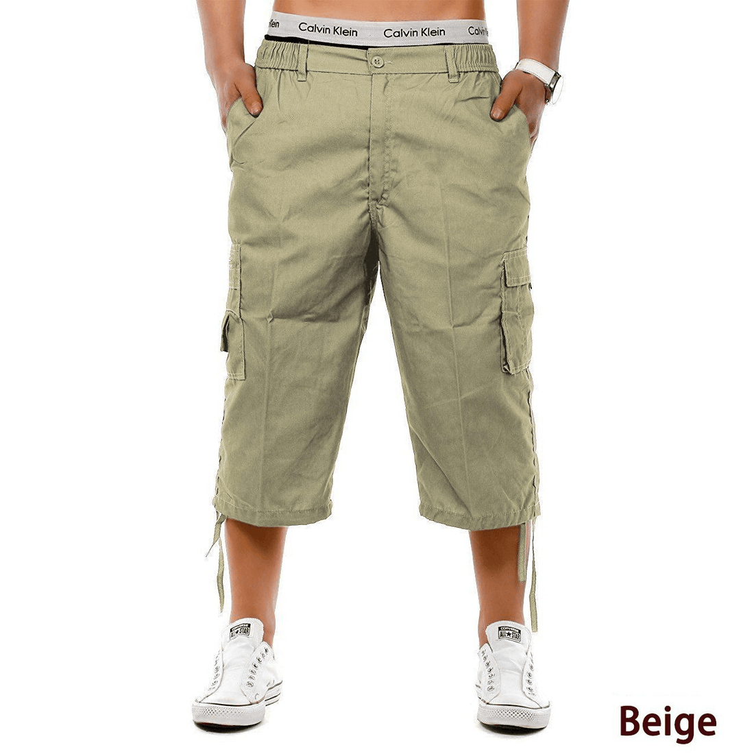 Summer Men's 7-Point Multi-Pocket Military Pants Men
