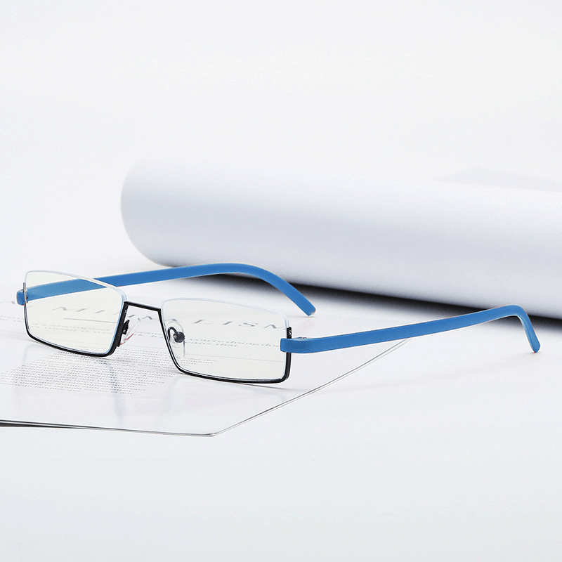 Ultra-Light Half-Frame Aging Glasses Fashionable and Comfortable
