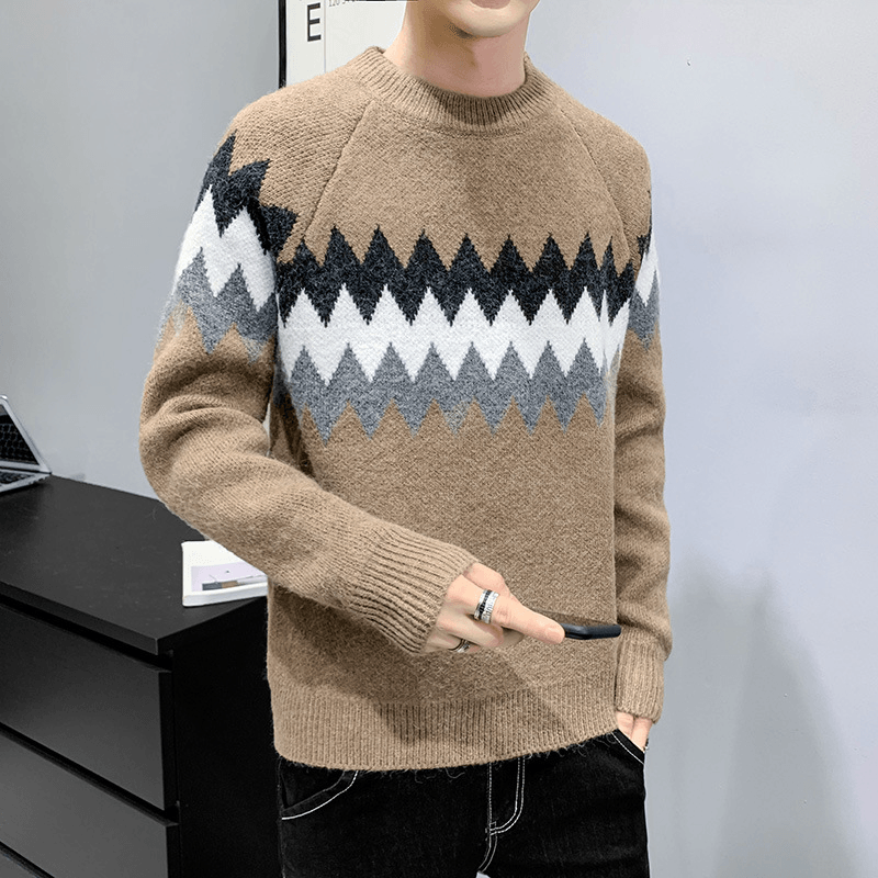 Korean Style Trendy Men's Bottoming Shirt