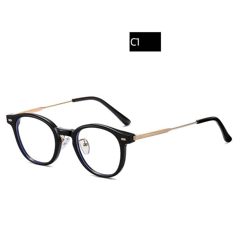 Retro TR90 Glasses Frame Unisex Flat Mirror