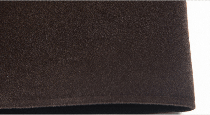 Middle-Aged Lapel Wool Coat Male Father Medium Long - MRSLM