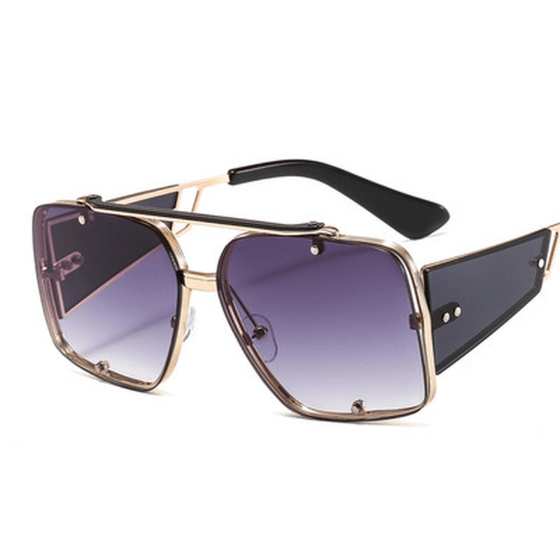 Retro Metal Big Frame Sunglasses Popular