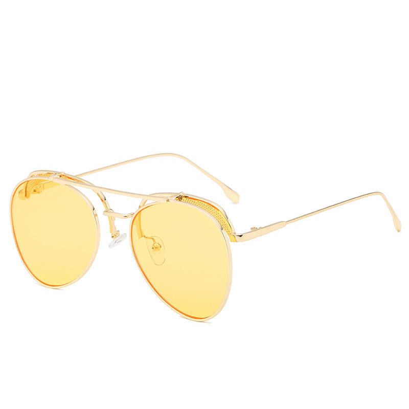 Sunglasses Fashion Transparent Color Sheet Sunglasses Retro