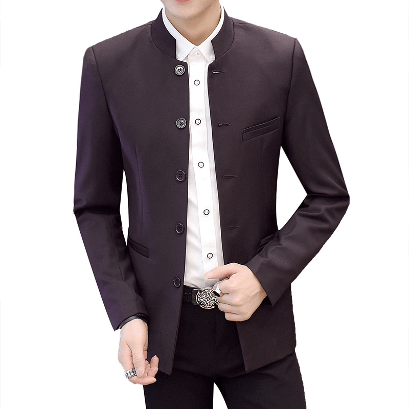 New Chinese Style Men's Tunic Suit