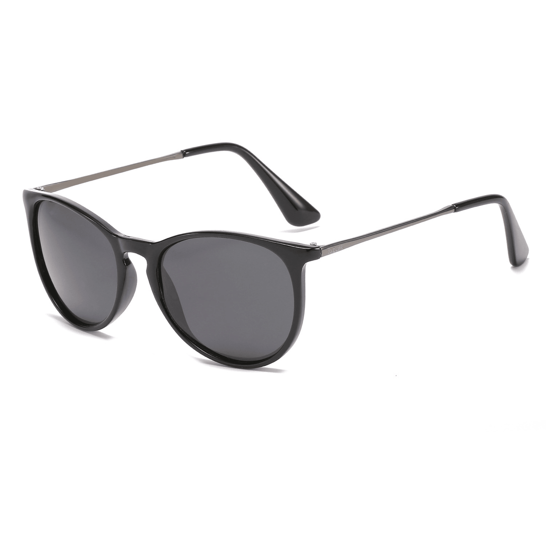 Fashion Metal Color Film Polarized Sunglasses Women