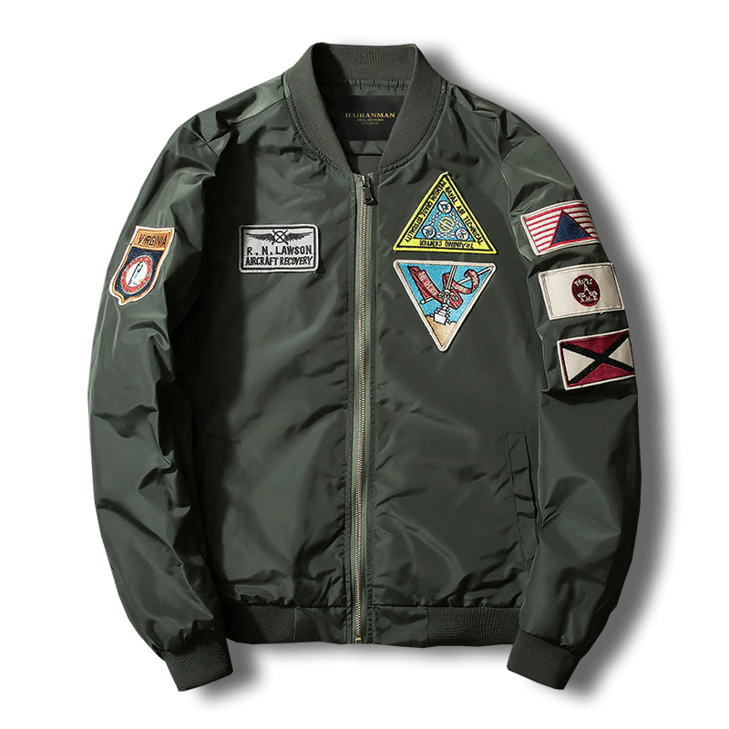 Autumn and Winter Air Force Baseball Uniform Tooling Jacket Spring and Autumn Cotton Coat