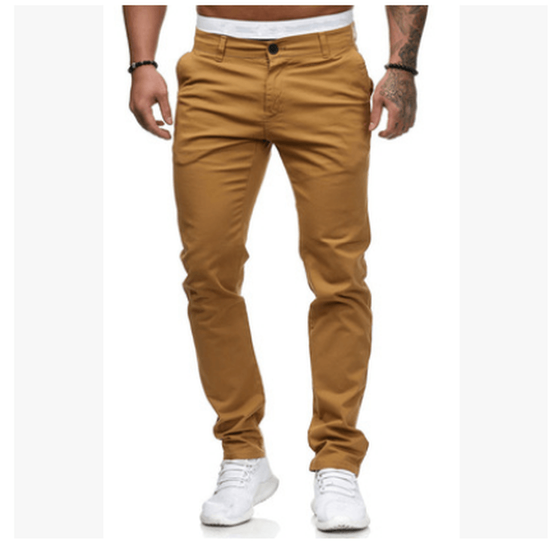 Loose Men's Casual Color Trousers