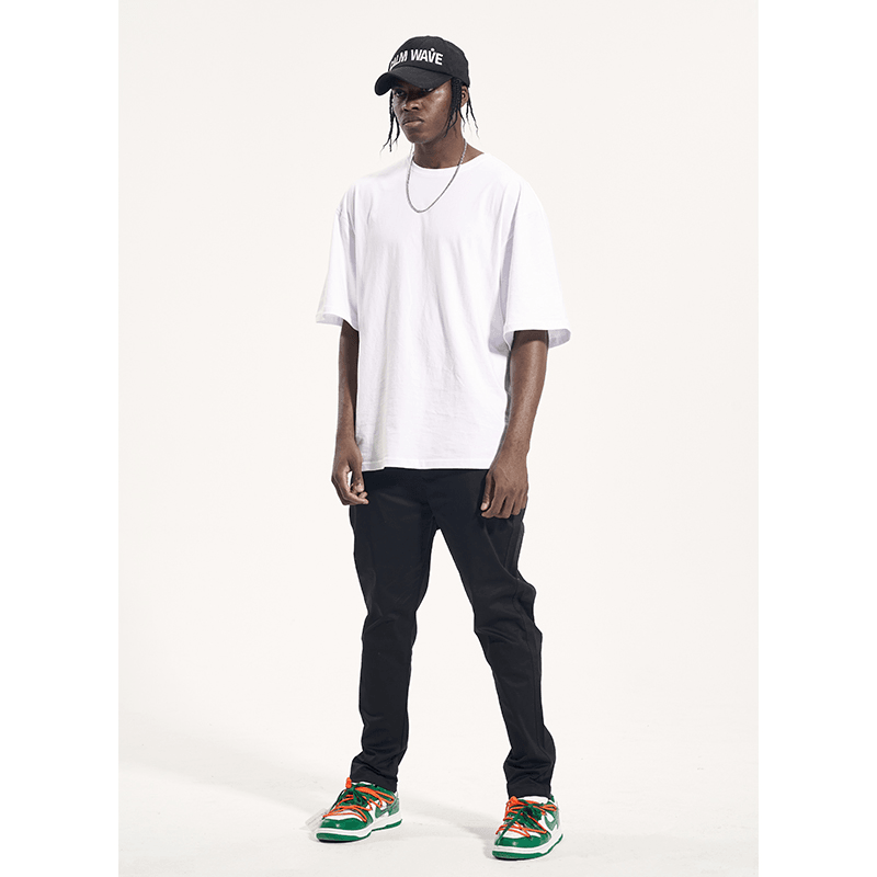 Slim-Fit Men's Concept Casual Trousers with Style Zipper