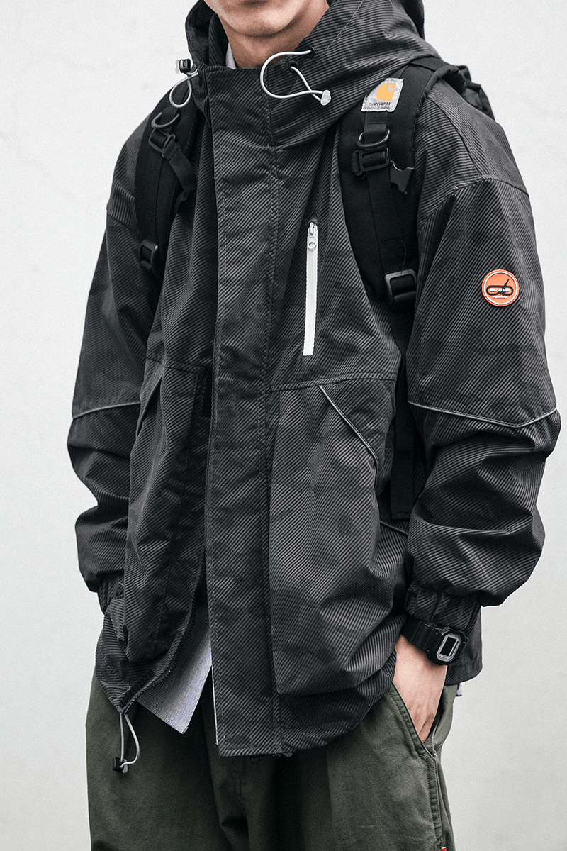 Japanese Long-Sleeved Top Casual Jacket Tooling
