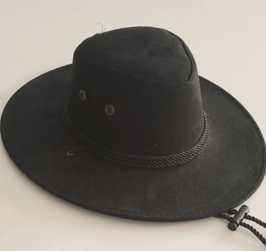 Big along the Chicken Skin Velvet Western Rope Rider Hat Cowboy Hat Stereotyped Hat