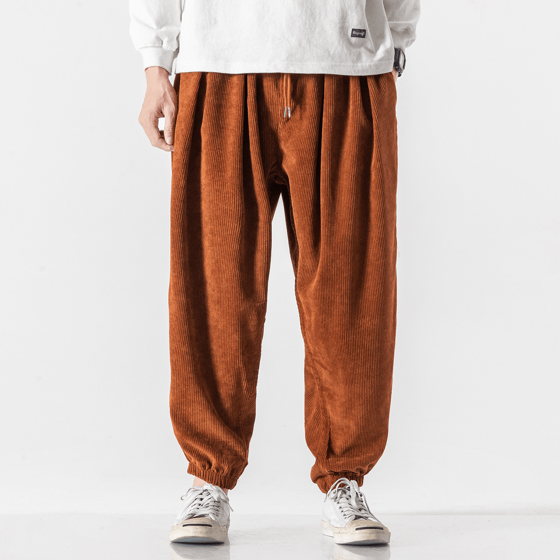Men's Casual Pants Loose plus Size Corduroy