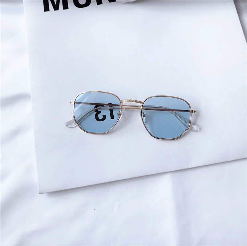 Small Square Sunglasses Wild Street Shooting