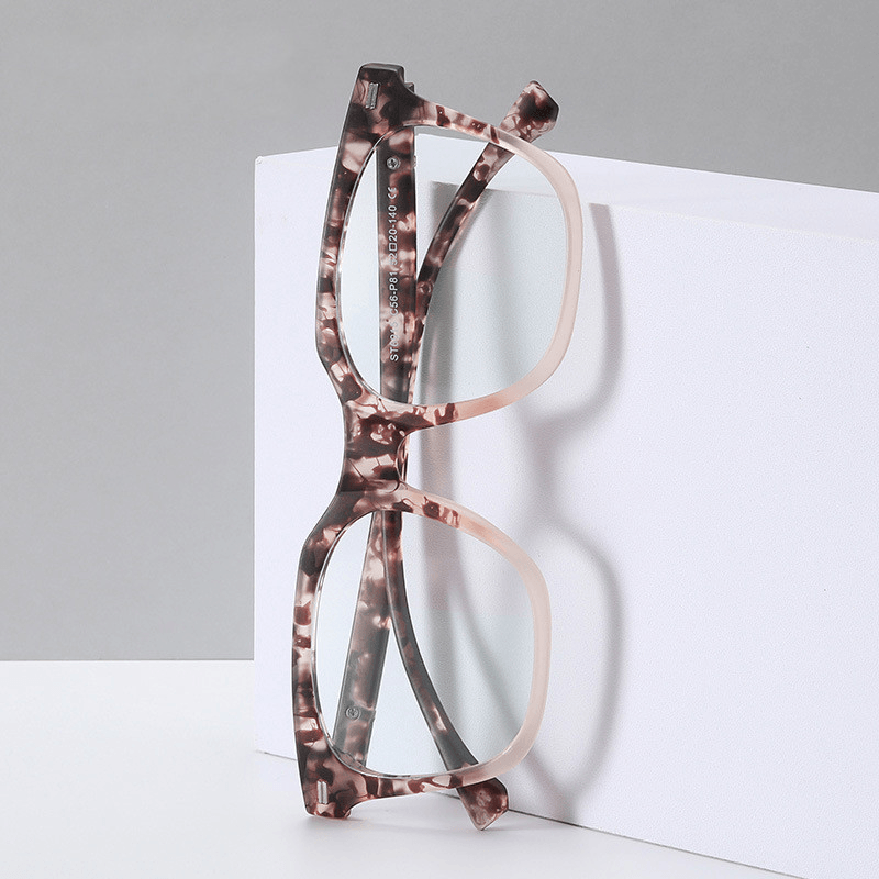 Retro Big Frame Flat Mirror Can Be Equipped with Myopia Unisex