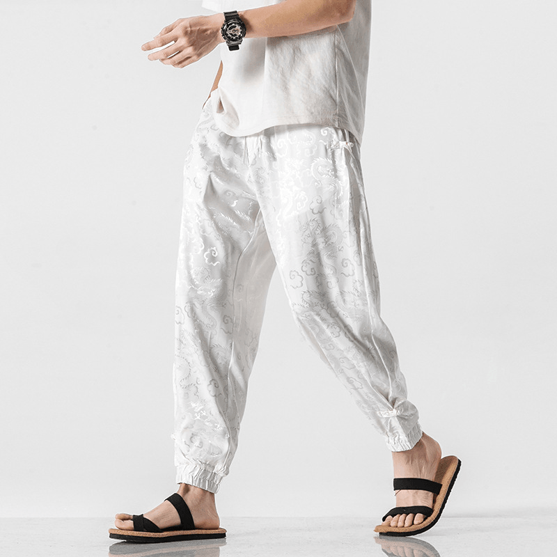Chinese Style Men's Casual Pants Summer