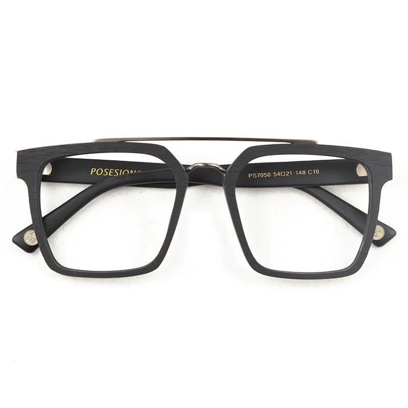 Vintage Glasses Wood Grain