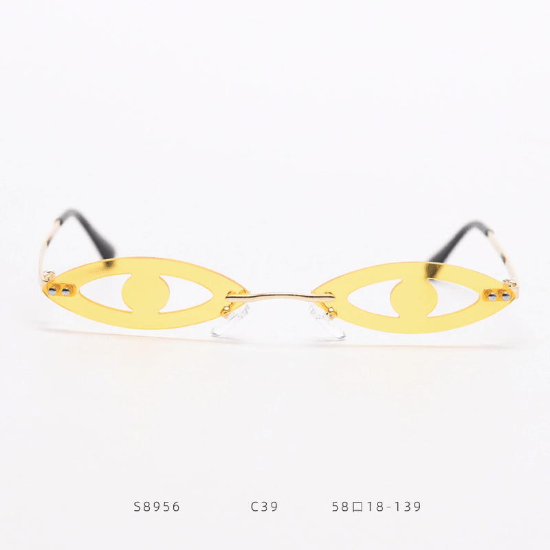 Funny Eye Shape Party Sunglasses Colorful Fashion Sunglasses