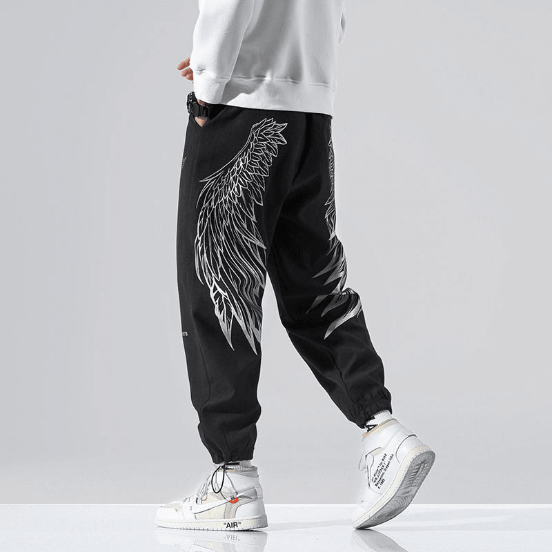 Men's Printed Loose Harem Casual Trousers