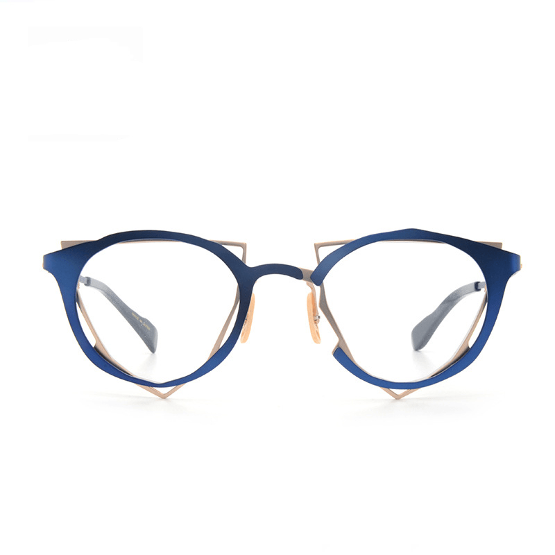 Handmade Irregular Shape Glasses Frame Unique Art