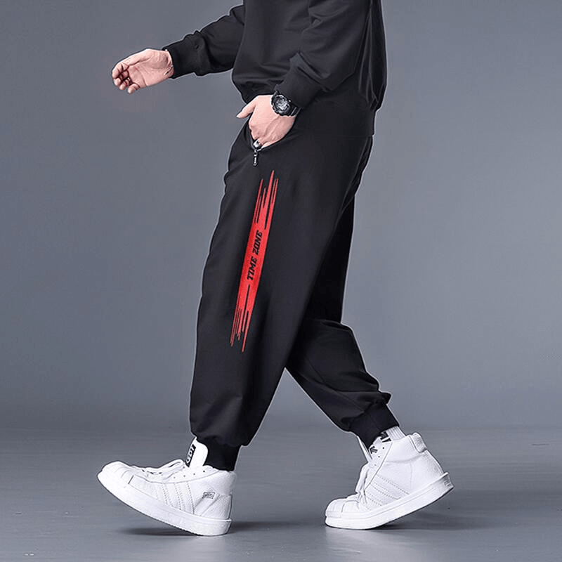 Loose plus Size Stretch Sweatpants Men's Trousers