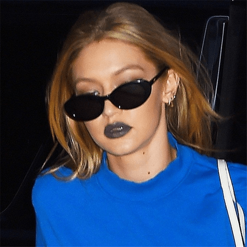 Retro Oval Sunglasses Hong Kong Style