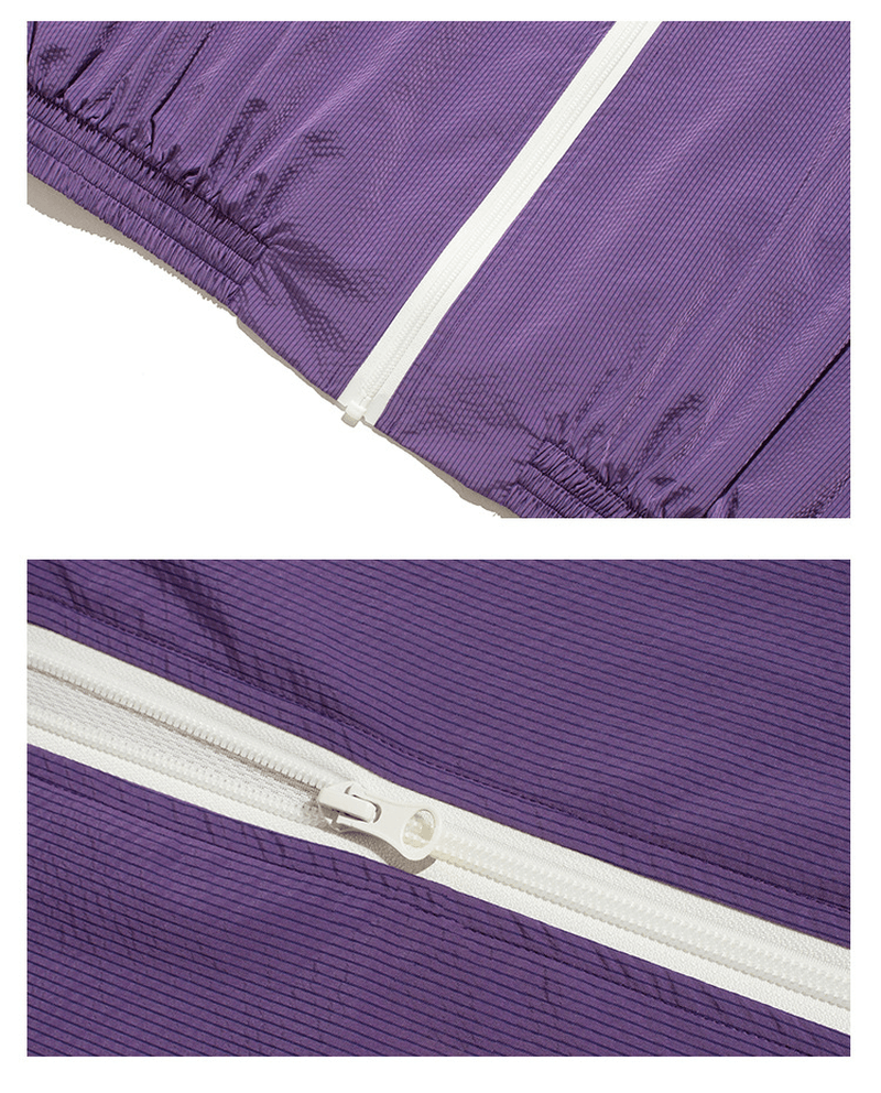 Men's Retro Hooded Sports Jacket, Loose Fit