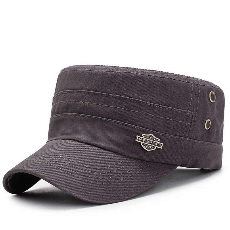 Men's Hat Outdoor Hat Sun Hat Casual Men's Earth Flat Top Men's New Four Seasons Spring and Autumn