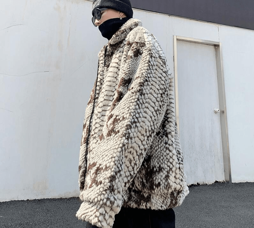 Fashion Simple plus Velvet Thick Lamb Wool Coat