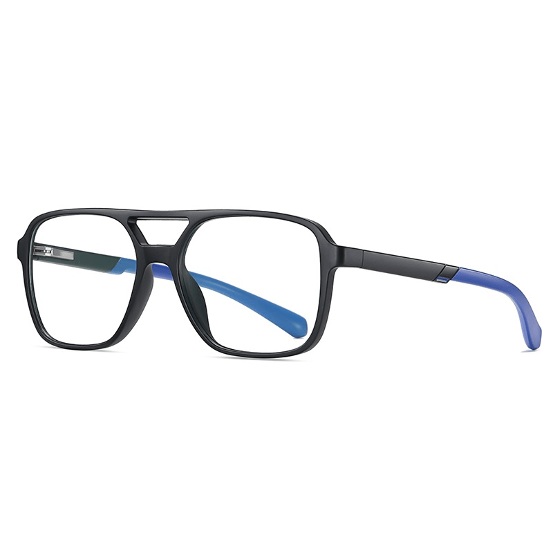 Blue Light Glasses Unisex Large-Frame Flat Glasses