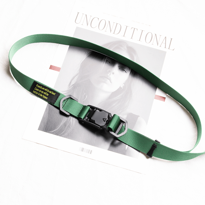 Magnetic Buckle Overalls Canvas Belt Men and Women