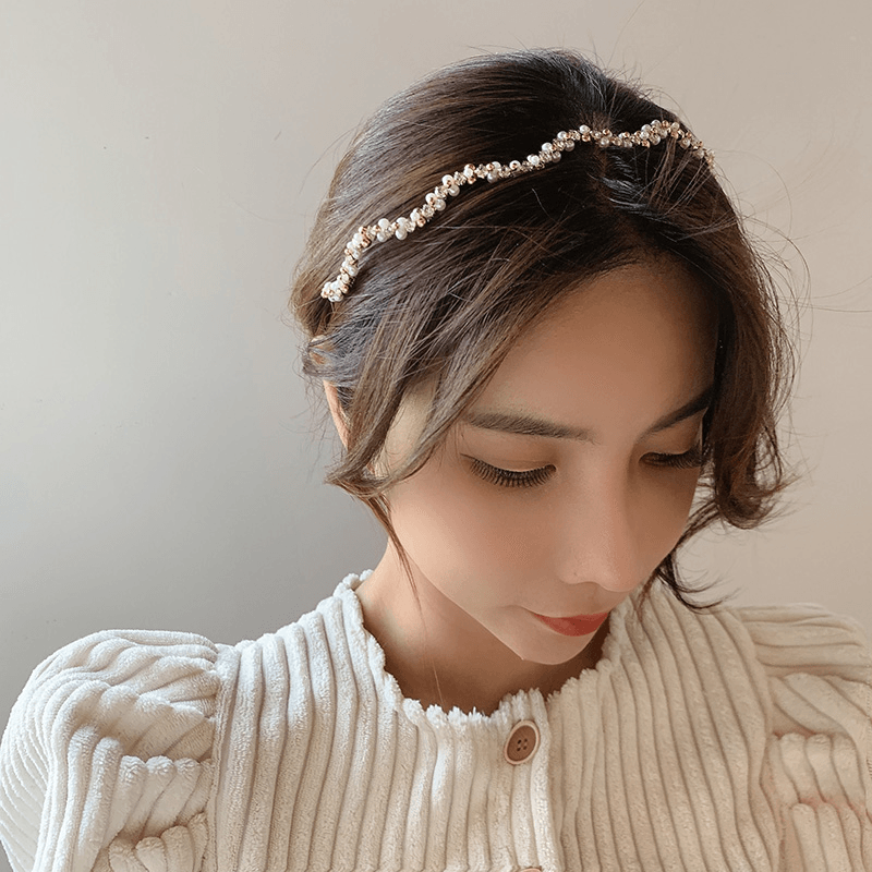 New Korean Girl Face Wash Hair Band Retro French Hairband