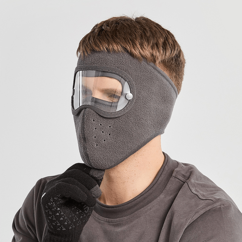 Polar Fleece Riding Windproof High-Definition Goggles Anti-Fog Mask