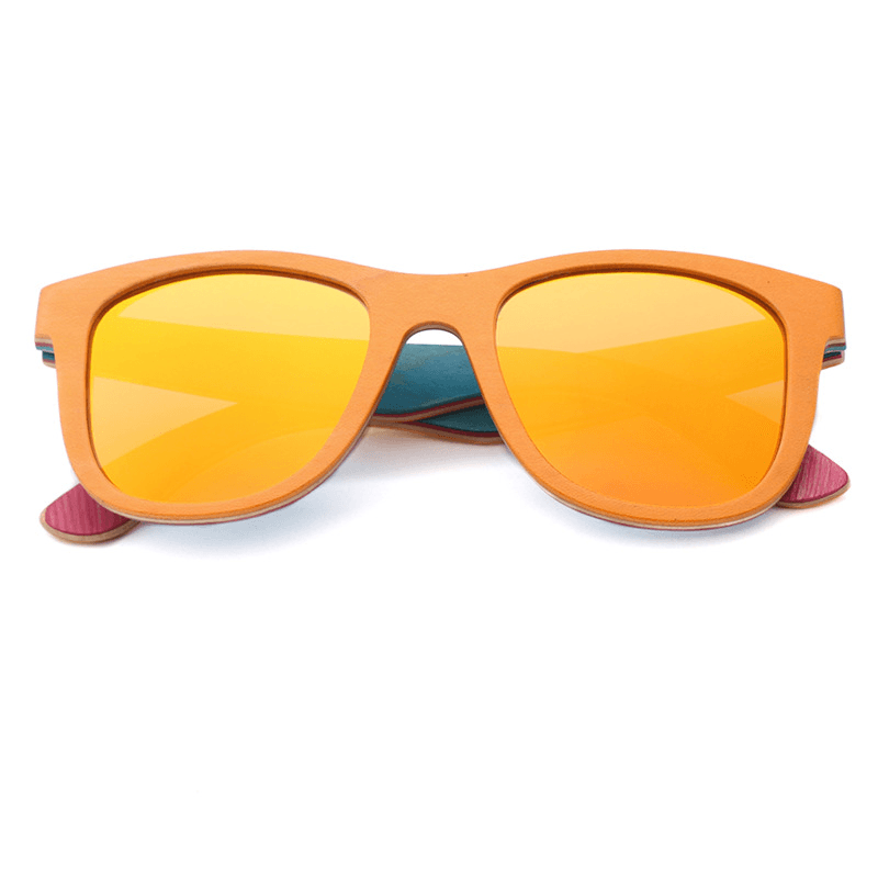 Men's and Women's Wood Sunglasses