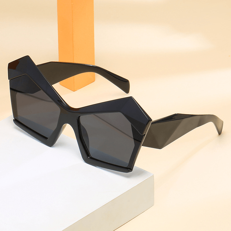 Women's Fashion Personality Street Shooting Polygonal Sunglasses