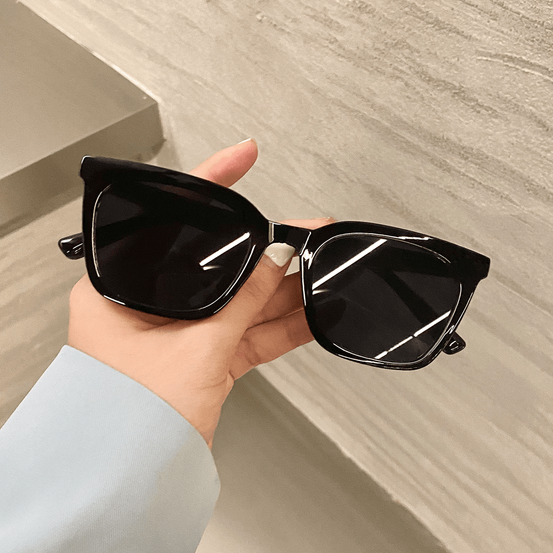 Sunglasses Net Celebrity Bungee Glasses Retro Style Net Celebrity Makeup Sunglasses Female