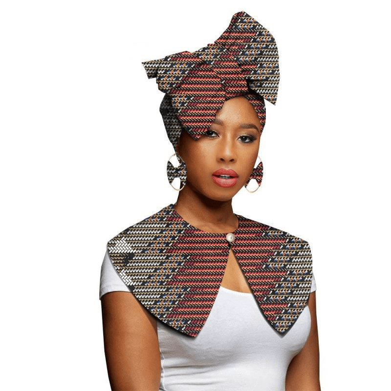 African Printing Batik Cotton Scarf Shawl