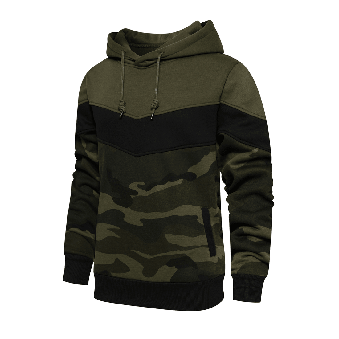 New Men's Color Matching Fashion Sweater