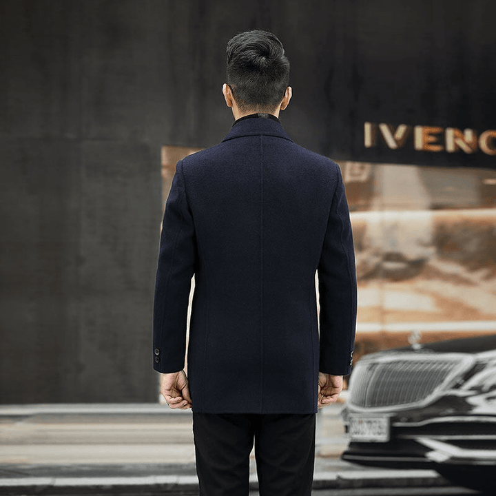 Men'S Casual Warm Double-Sided Nylon Coat - MRSLM