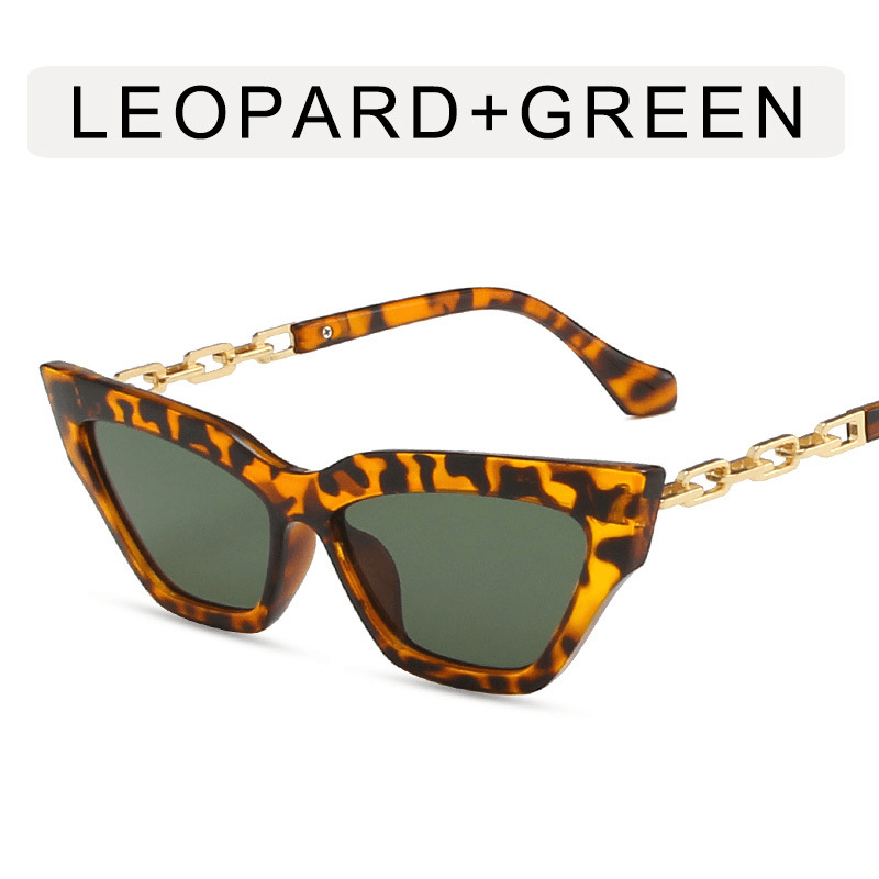 Chain Leg Cat Eye Sunglasses for Women