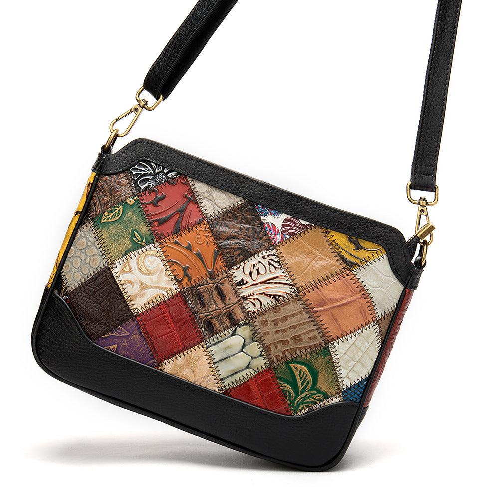 Vintage Embossed Shoulder Bag