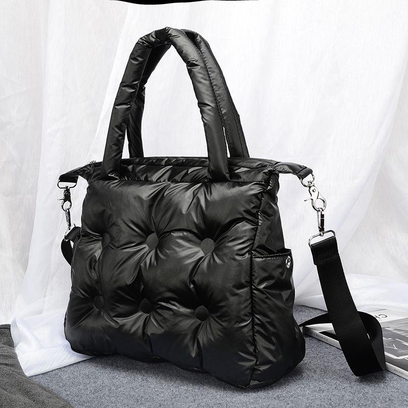 Space Cotton Puffer Bag