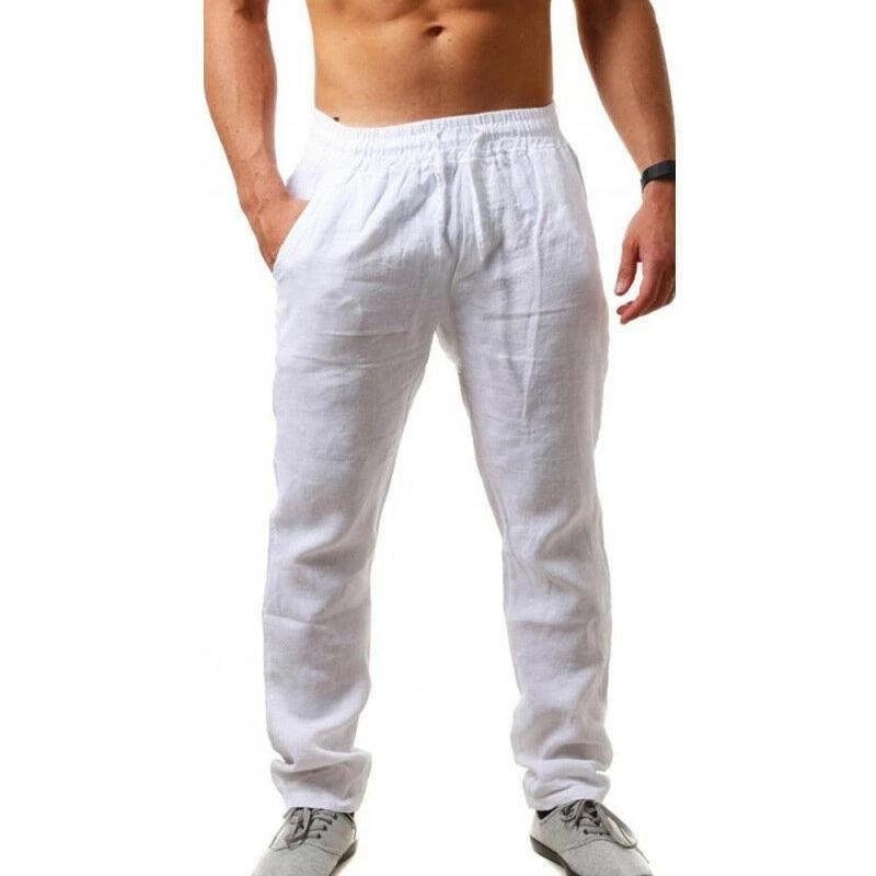Breathable Linen Loose Casual Sports Trousers