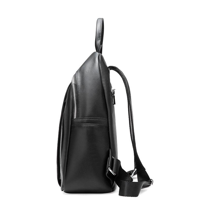 Top Layer Cowhide Ladies Leather Travel Backpack