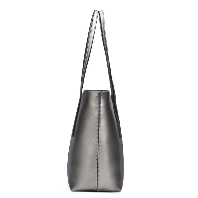 Leather Fashion All-match Simple Single Shoulder Shopping Bag