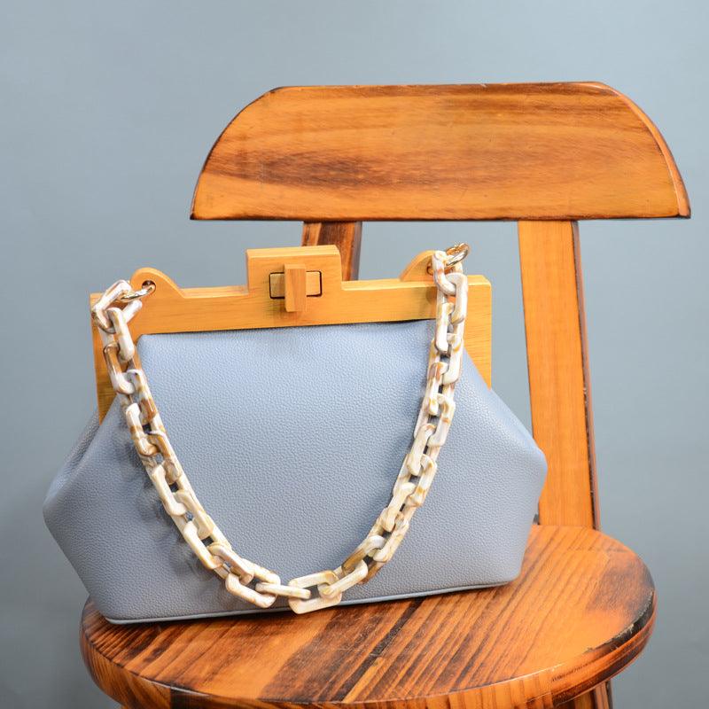 Wooden Clip Bag