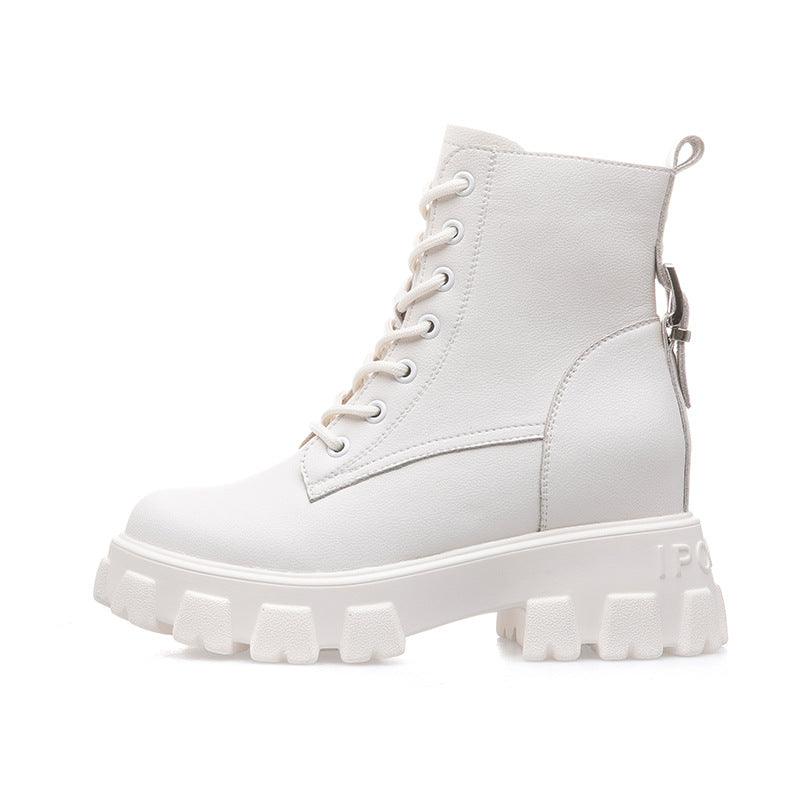 Vintage British Style Leather Boots