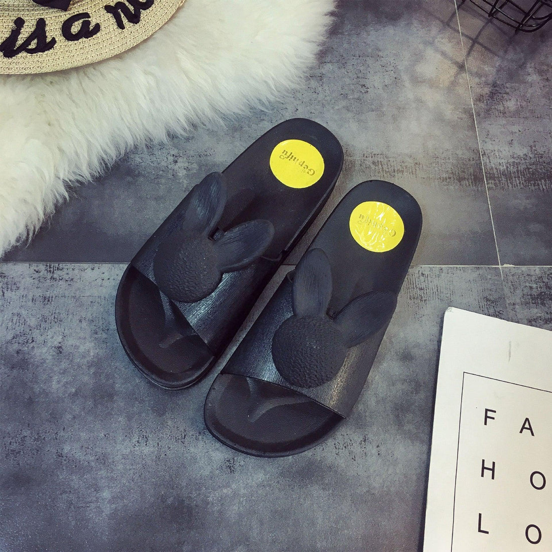 Cute Korean Style All-Match Anti-Skid Slippers
